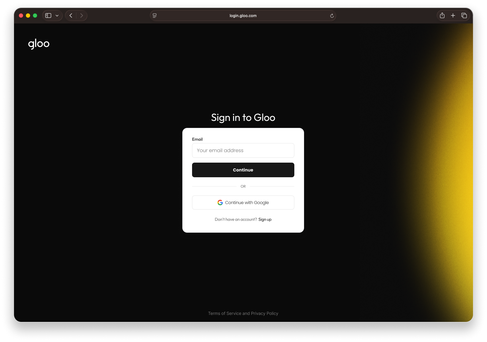 Auth light touch 3